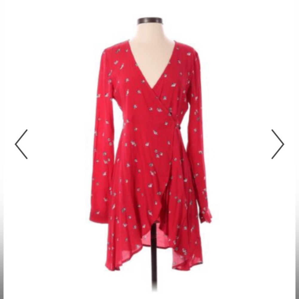 Knot sisters wrap dress
